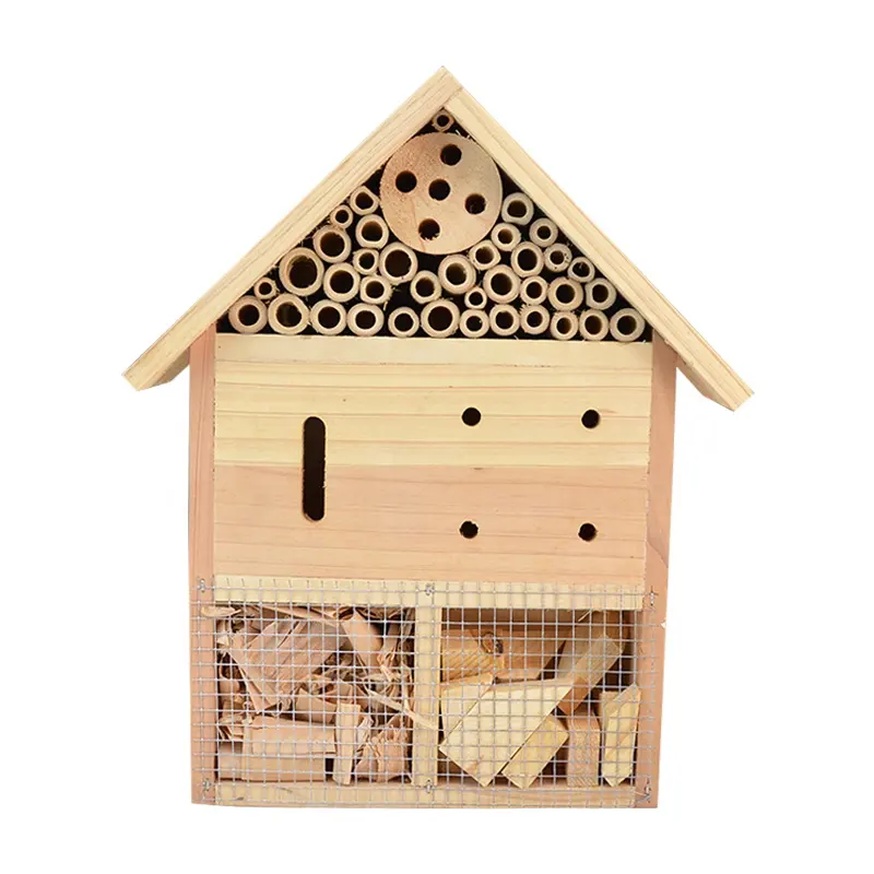 Экологически чистый Подвесной деревянный дом в виде пчелы бабочки божьей коровки для отеля