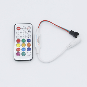 ミニRFRGBLEDコントローラー調光器DC5V-12V6A21キーRGB50503025LEDストリップライト用ワイヤレスリモコン - Product Image 5