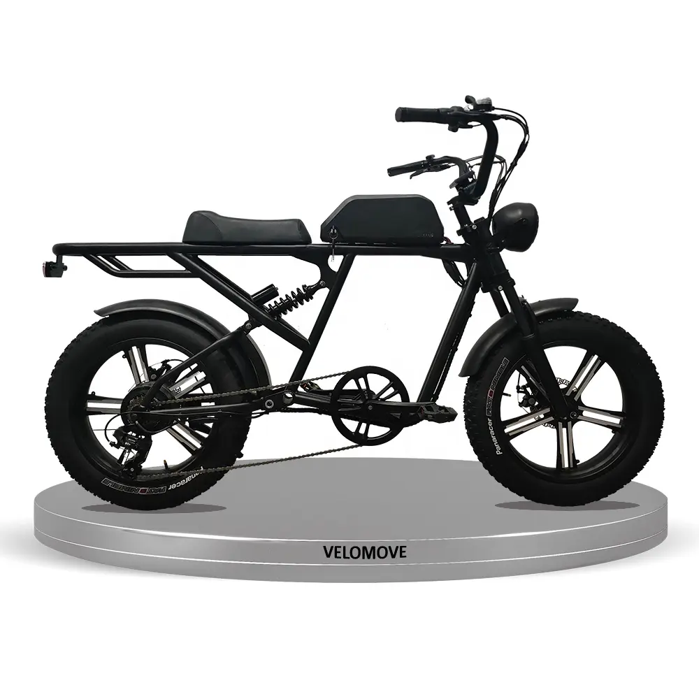 VeloMove Cheap Price Electric Bicycle Long Range 250W 500W Cycling Rear Motor E-bike Full Suspension Electrical Mountain Bike