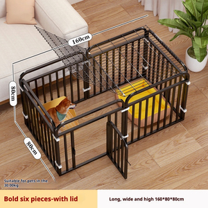Hot Sale Classic Multifunktion aler Hunde zaun Square Tube Pet Cage Erhältlich in kleinen, mittleren und großen Größen für Hunde