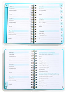 Customized A6 Password Coil Book Letter Label <strong>Index</strong> <strong>Notebook</strong> Business Meeting Notepad School Diary Logo Customization A5 A4 - Product Image 4