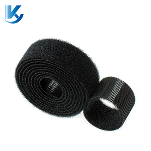 Cierre autoadhesivo de Correa y gancho de nailon elástico de Color personalizado con parches de Velcro cinta de bucle de gancho de colores pegajosos - Product Image 4