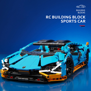 Boys için yapı blok setleri 1261 adet eğitim Diy uzaktan oyuncaklar modeli tuğla kiti elektrikli montaj Rc yapı taşı araç seti - Product Image 2