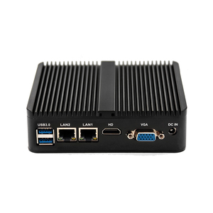 MeegopadインテルJ5005 CPUミニPCデュアルLANデュアルCOM 12 * 12cmメインボードWin11産業用7*24時間ファンレス使用PCコンピュータ - Product Image 4