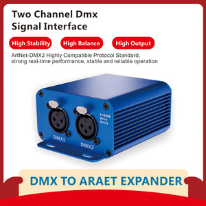 DMX sinyal dönüşümüne 2 çıkış girişi ArtNet ile ArtNet DMX genişletici sahne aydınlatma kumandası - Product Image 4