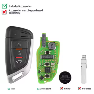 รีโมต3ปุ่มปรับเปลี่ยนรีโมทกุญแจรถอัจฉริยะชิป Pcf7953p 433MHz สำหรับ Jaguar XJ XF XE F TYPE F Kobjtf10a จังหวะ F ใบมีด Hu101 - Product Image 6