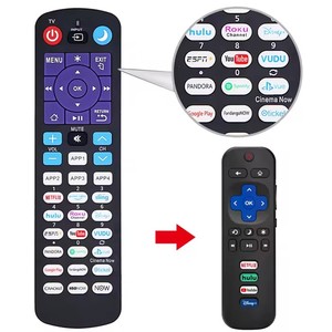 FOXRMT universale remoto Roku Player Roku TV compatibile Hisense Onn elemento Sharp Haier Hitachi LG ecca codice fisso - Product Image 1