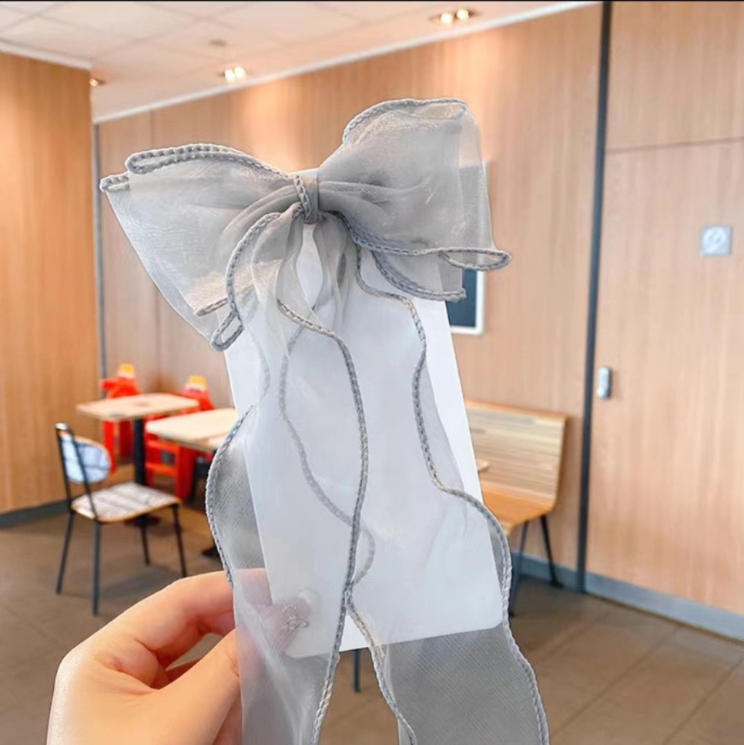 9 organza gray