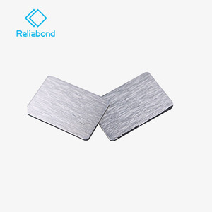 印刷用拉丝银金金属风格ACP铝复合板 - Product Image 6