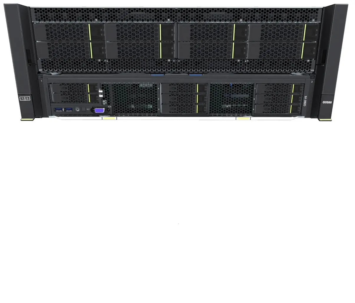 Xfusion 4U 2 soquetes G5500 GPU Servidor AI HPC base de dados inteligente em nuvem Bom preço Venda quente em estoque