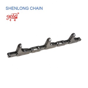 Cao độ bền kéo C-loại thép nông nghiệp chuỗi file đính kèm CA555-C6E Dây chuyền con lăn cho băng tải trang trại máy gặt đập hợp kim - Product Image 5