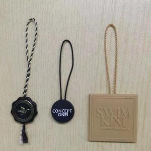 Nylon and Polyester Ribbon Heat Stamp Foil LOGO Hangtag <strong>String</strong> <strong>Loop</strong> Embossed Name Logo for Clothing - Product Image 2