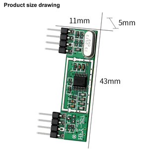 Universelles 433-MHz-HF-Empfängermodul-Drahtloser Signal decoder für Fernbedienungen und IoT-Geräte