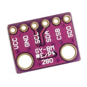 温度湿度センサーモジュールI2C SPI大気圧センサー,BMP280デジタル3.3V 5V温度圧力 - Product Image 4