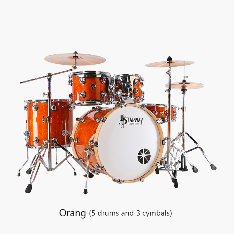 5 Drums and 3 Cymbals