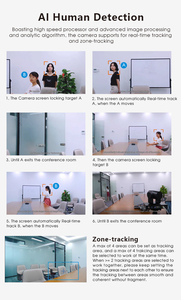 AI Tracking Camara Ptz 4k SDI <strong>Output</strong> <strong>Camera</strong> for Webinar Setup With Zone Tracking 12x 20x 31x Optical Zoom - Product Image 6