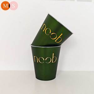 In Mould <strong>Iml</strong> Label Plastic 12oz 360ml Injection Milk Tea <strong>Cups</strong> with Lids logo Custom PP Printed Disposable Boba Bubble Hard <strong>Cups</strong> - Product Image 5