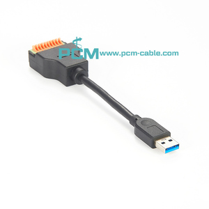 Enchufe USB 3,0 tipo A a bloque de terminales de 10 vías - Product Image 2