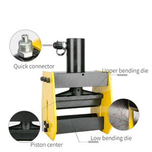 AL/Cu sac CB-200A için 12mm <span class=keywords><strong>Max</strong></span> levha için hidrolik bara BENDER çelik malzeme bakır işleme aracı
