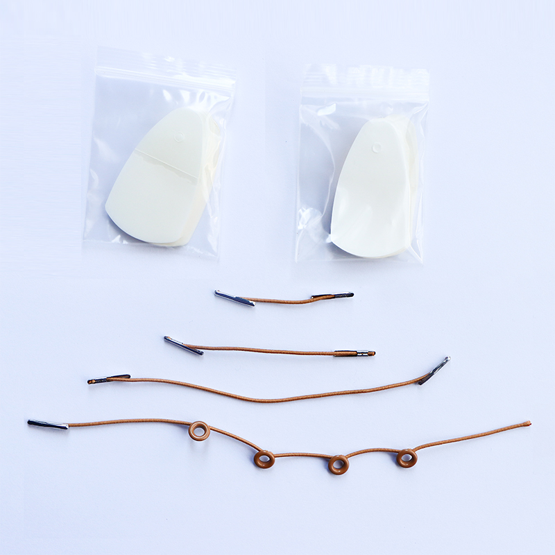 Kit de 40 rubans ovales beiges