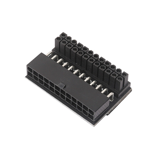 ATX <strong>24Pin</strong> Atx 90 Degree 24 Pin to <strong>24pin</strong> Power Plug <strong>Adapter</strong> Mainboard Motherboard Power Connectors Modular Power Supply Cables - Product Image 1