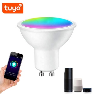 5W GU10EU市場WIFIGoogleホームLEDスマートランプ電球RGB屋内照明LEDスマート電球 - Product Image 1