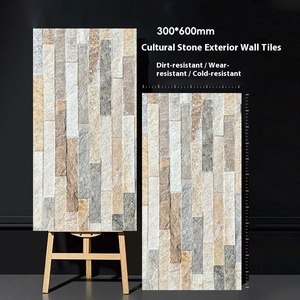 Cổ văn hóa Đá Ngoài Trời biệt thự bên ngoài bức tường gạch 300x600 cho nông thôn tự xây dựng nhà chia bề mặt kết thúc - Product Image 2