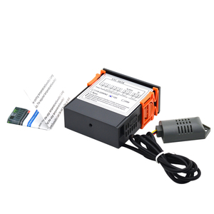 Regulador de temperatura ajustable con doble pantalla de 12V, interruptor Digital, controlador de temperatura y humedad, 2 unidades - Product Image 2