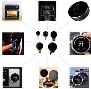 1,3 Zoll 240 × 240 Auflösung 300 Nits USB-Schnittstelle komplette CPU HMI Gesamt-LCD-Anzeigenlösung Anzeigeknopf Rotationsschalter-Anzeige