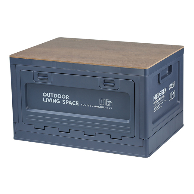Couvercle en bois bleu