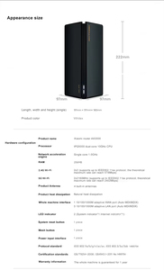 Originale Xiaomi Router AX3000 2.4G Mesh Wifi6 Full Gigabit 5.0 GHz 5G WiFi ripetitore rete Extender Mesh Router Range Extender - Product Image 5