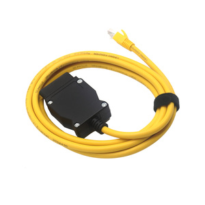Langlebiger LT005 für die Programmierung von Einzel modulen oder verstecktes ENET-Datenkabel OBD II 16-poliger RJ45-Stecker mit 6 CD