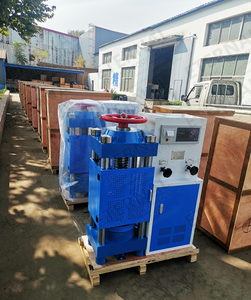 1 año de garantía, máquina de prueba de compresión digital para hormigón, potencia hidráulica y manual, probador de fuerza de 220V con carga máxima de 1000KN