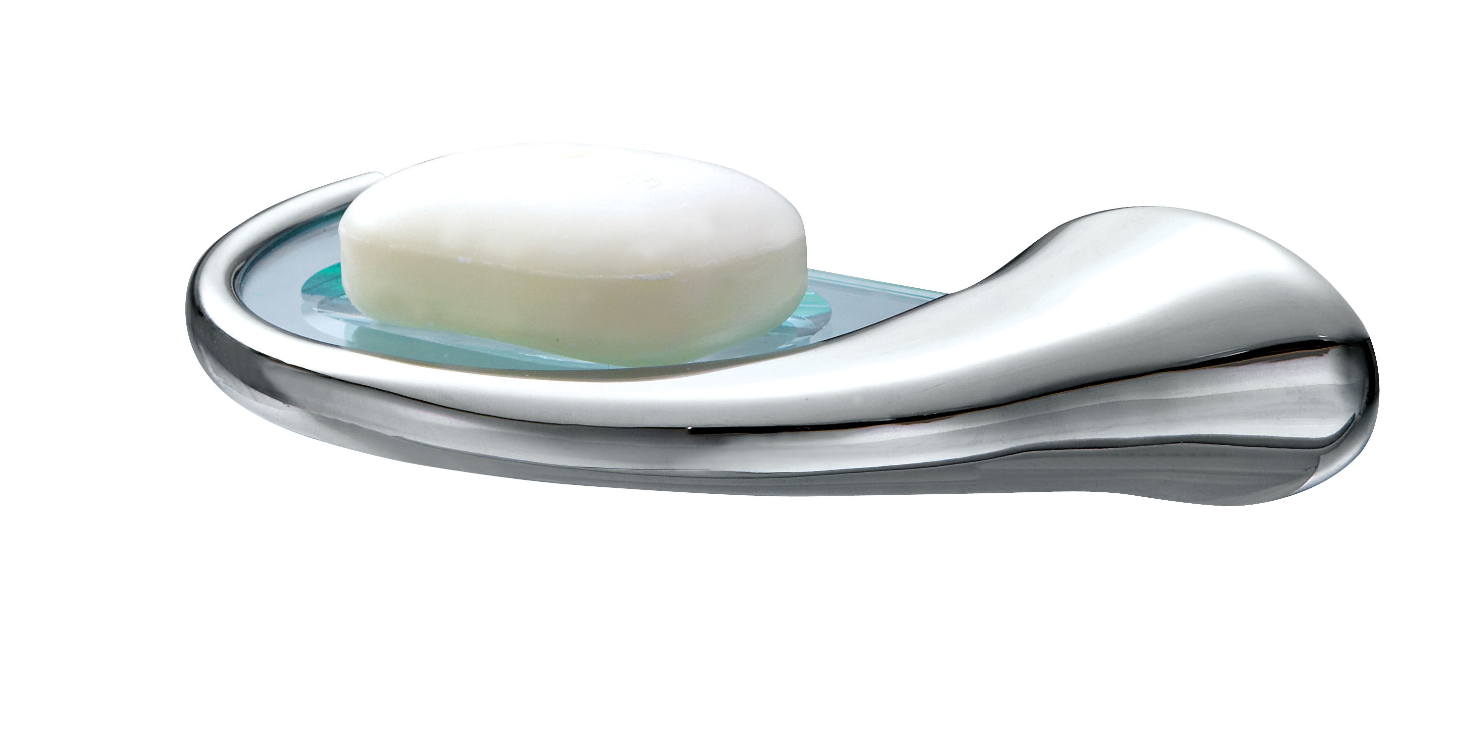 soap holder with glass