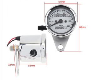 Motosiklet için yarış modifikasyon işaretçi kilometre sayacı kilometre Speedo metre dijital kilometre - Product Image 5