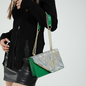Large Capacity Color Collision Splicing Shoulder <strong>Bag</strong> New Popular Geometric Pattern Small square <strong>Bag</strong> Luxury Ladies <strong>Bag</strong> - Product Image 6