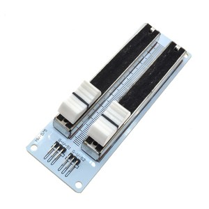 Double row slide <strong>potentiometer</strong> 10k <strong>analog</strong> sensor electronic building block module <strong>linear</strong> bearing - Product Image 3