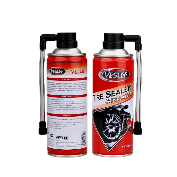 Chăm sóc xe Private Logo chống thủng lốp Sealant một cách nhanh chóng sửa chữa rò rỉ lốp niêm phong