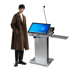 Multimedia Digital Podium Lectern Educational Equipment <strong>Lectures</strong> for Conference Room Presidential With Lcd Screen - Product Image 4
