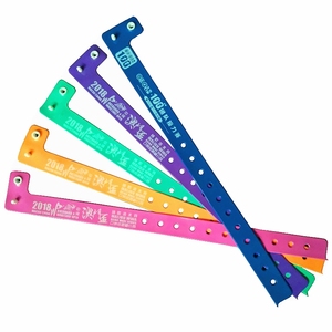 HXY l形定制防水一次性使用乙烯基腕带用于娱乐、音乐会、节日 - Product Image 6