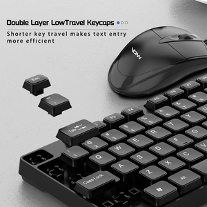 High Visibility Wired Business <strong>Keyboard</strong> &amp; <strong>Mouse</strong> Combo Set for Home Office &amp; Gamer Desktop Laptop <strong>Computer</strong>