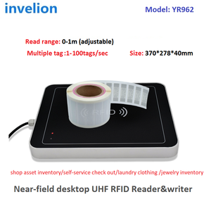 Detector de multietiquetas para tienda inteligente, lector de escritorio UHF RFID de 10-100CM de rango para Tienda Inteligente - Product Image 3