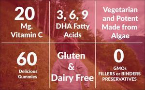 100% Tinh Khiết Hữu Cơ Trẻ Em Vitamin Tổng Hợp DHA Omega 3 Cá Dầu Bổ Sung 60 Gummies Cho Người Lớn Và Trẻ Em Odm/OEM/OBM - Product Image 4