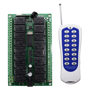Trasmettitore & ricevitore telecomandati senza fili del sistema 433 Mhz del commutatore del radiocomando DC12V 16CH della lunga autonomia - Product Image 2