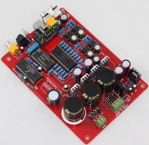 Taidacent SAA7220 + CS8412 + NE5534 Hifi สเตอริโอ16-Bit Digital-To-Analog Optical To 5.1ตัวถอดรหัสชุดบอร์ด Dac TDA1541 - Product Image 4