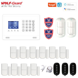 LCDタッチスクリーンアラームシステムデュアルネットワーク盗難警報システム868mhz wifi gsmアラーム - Product Image 3