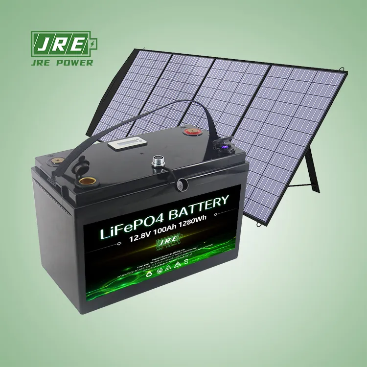 LiFePO4 lityum pil 12V Solar 200Ah 300Ah güneş Off-grid rv tekne için derin döngüsü