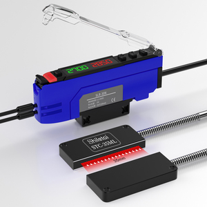 Sensor de fibra óptica matricial de fábrica de abastecimiento, distancia de detección de 35mm de alta precisión para monitoreo automático de producción