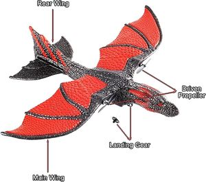 RC Flying Dragon Aircraft Model Toy Epp Foam <strong>Soft</strong> Dragon <strong>Remote</strong> Control Airplane - Product Image 6
