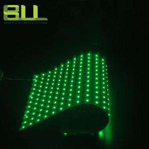 שיש שולחן שיש תיבת אור ws2811 216eds/pc 24v הוביל rgb גמיש גיליון הוביל